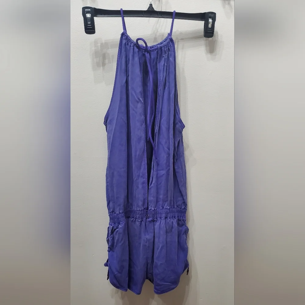 Lululemon Purple Halter Romper with Open Back - Picture 3 of 4